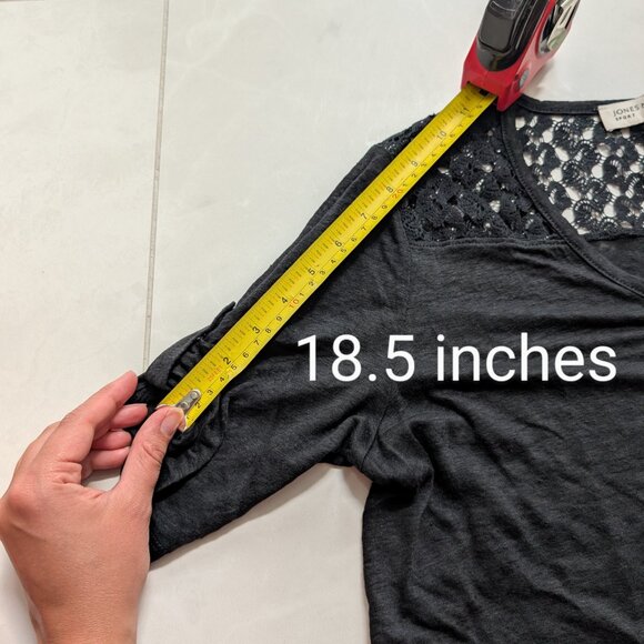 Jones New York Large Black Knit Top - Picture 12 of 12